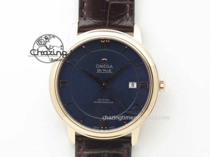 0501 Planet Ocean GMT 42mm V6F Best Edition Blue Bezel Blue Dial On SS Bracelet A ModernLook 8274